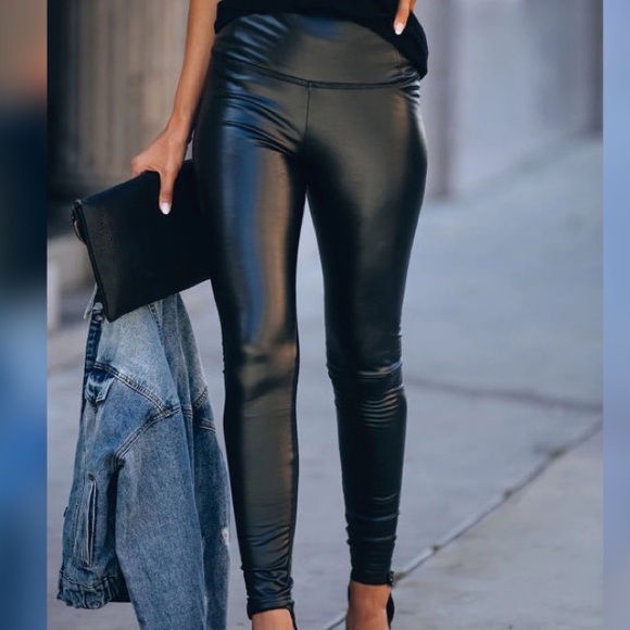 All You Need Faux Leather Leggings - Picture 4 of 8